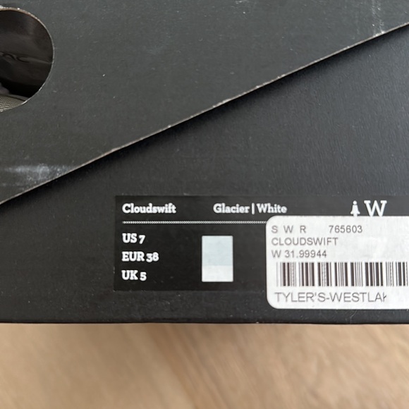 On Running CloudSwift Running Shoe in Glacier White - Picture 5 of 5